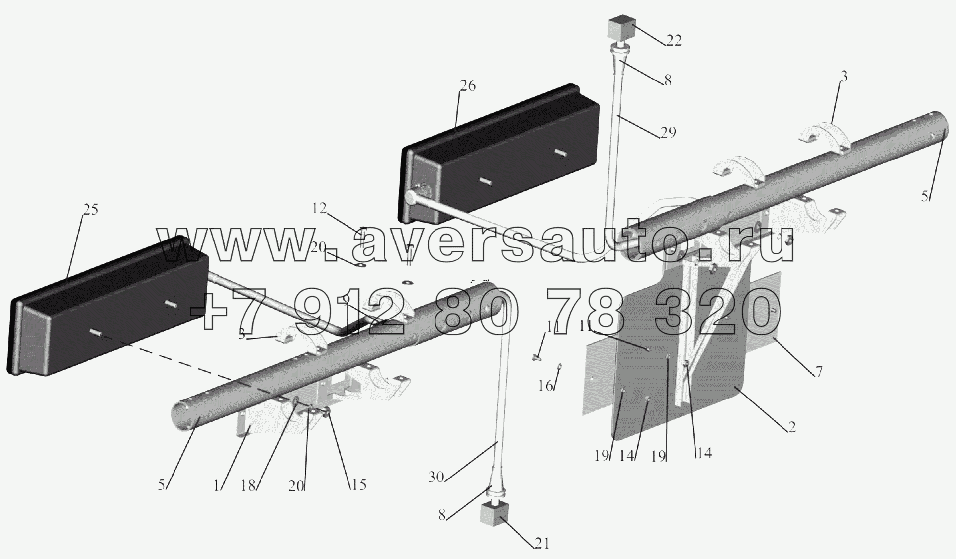 Установка задних фонарей 642208-3700009